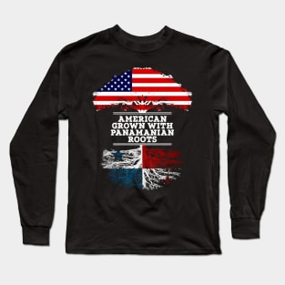 American Grown With Panamanian Roots - Gift for Panamanian From Panama Long Sleeve T-Shirt